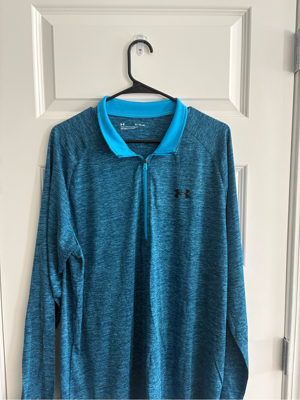 Under Armour Men’s Teal/Light Blue Quarter-Zip Pullover
